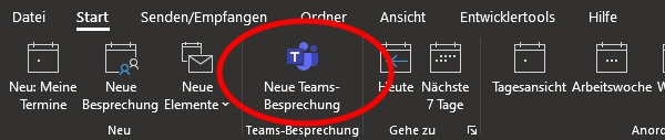 Outlook Besprechung 1